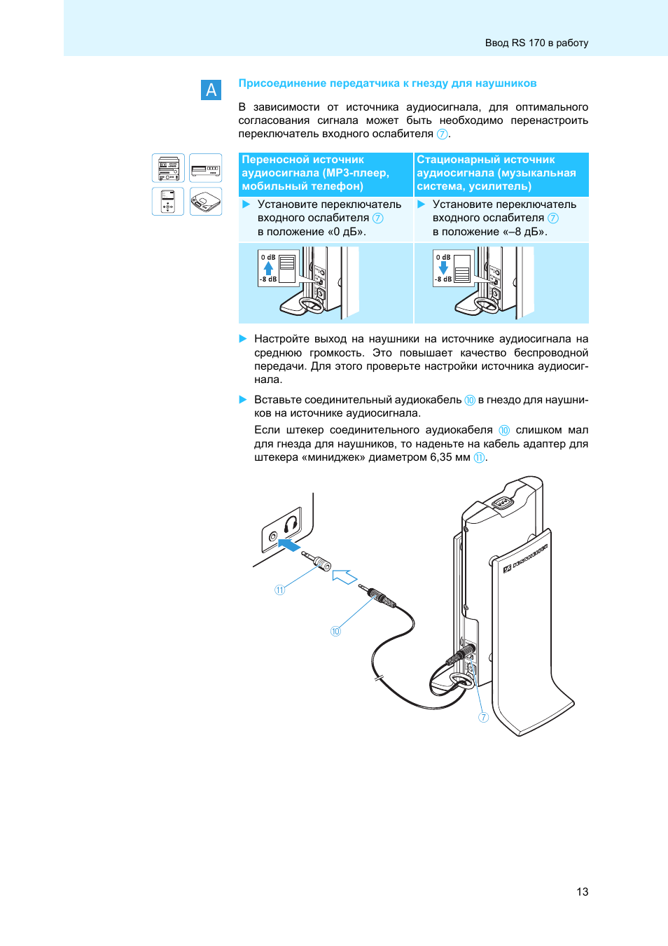 Manual по эксплуатации sennheiser hdr 170 user