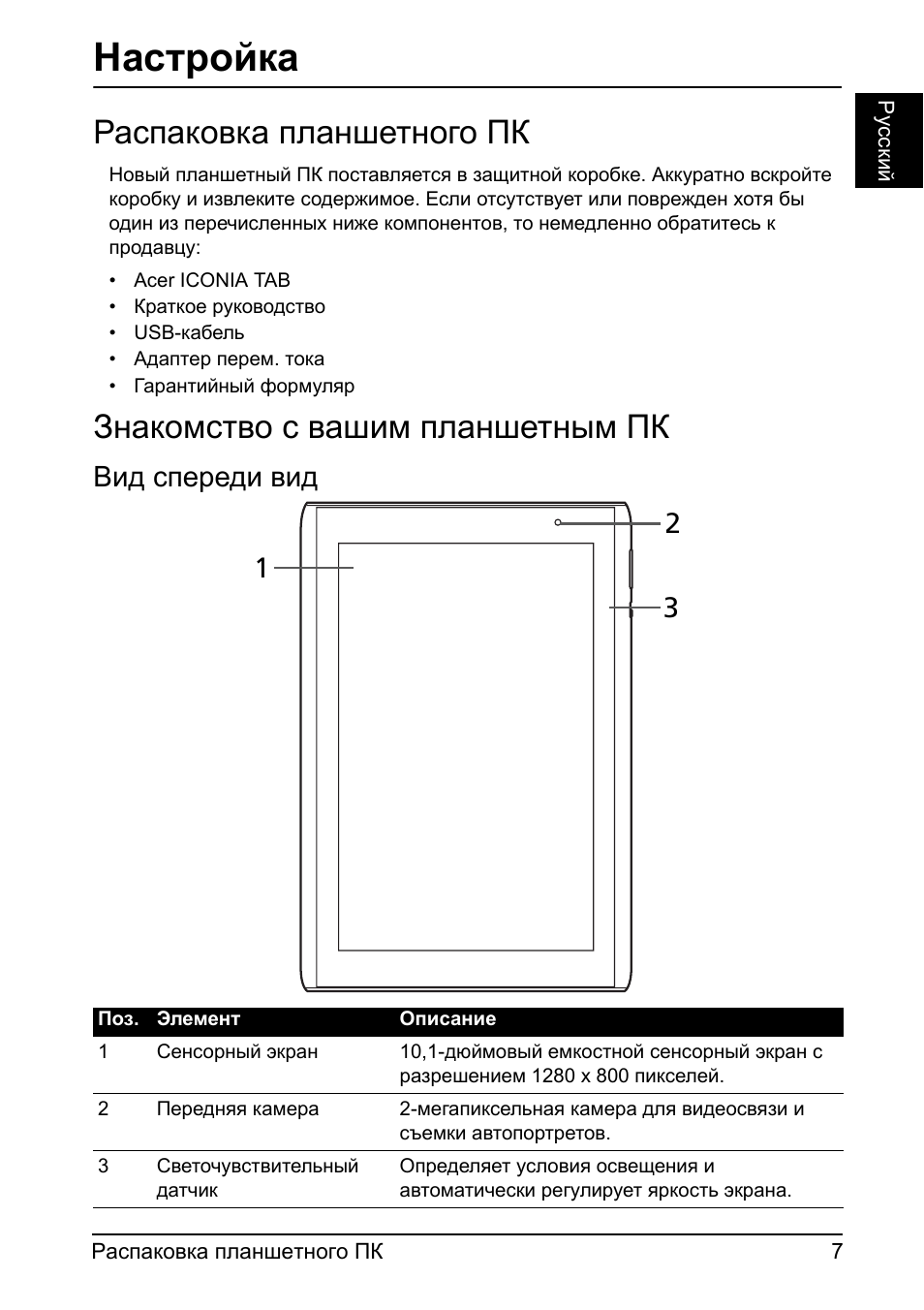 Инструкция пользователя