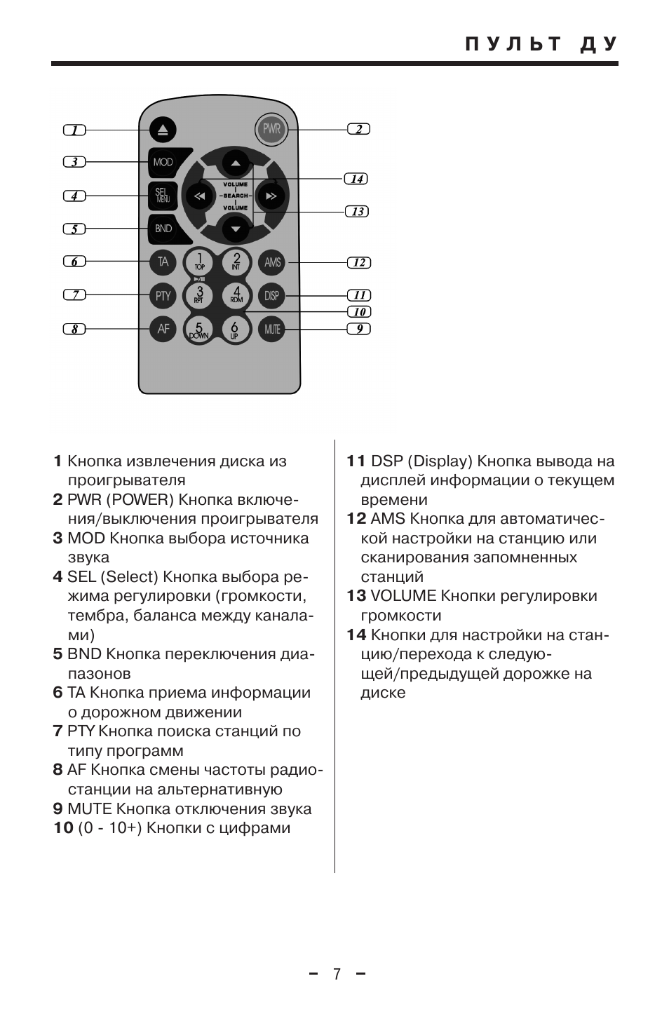 Mystery автомагнитола инструкция на русском