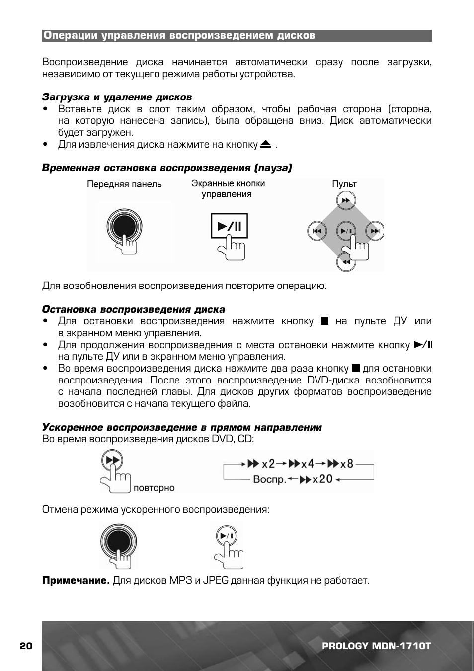 Магнитола prology mdn 1715t инструкция