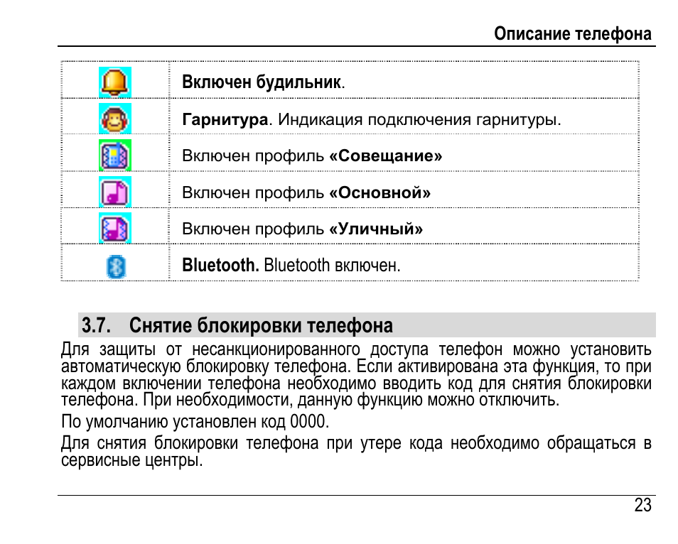 Описание телефона. Как на телевизоре включить будильник.