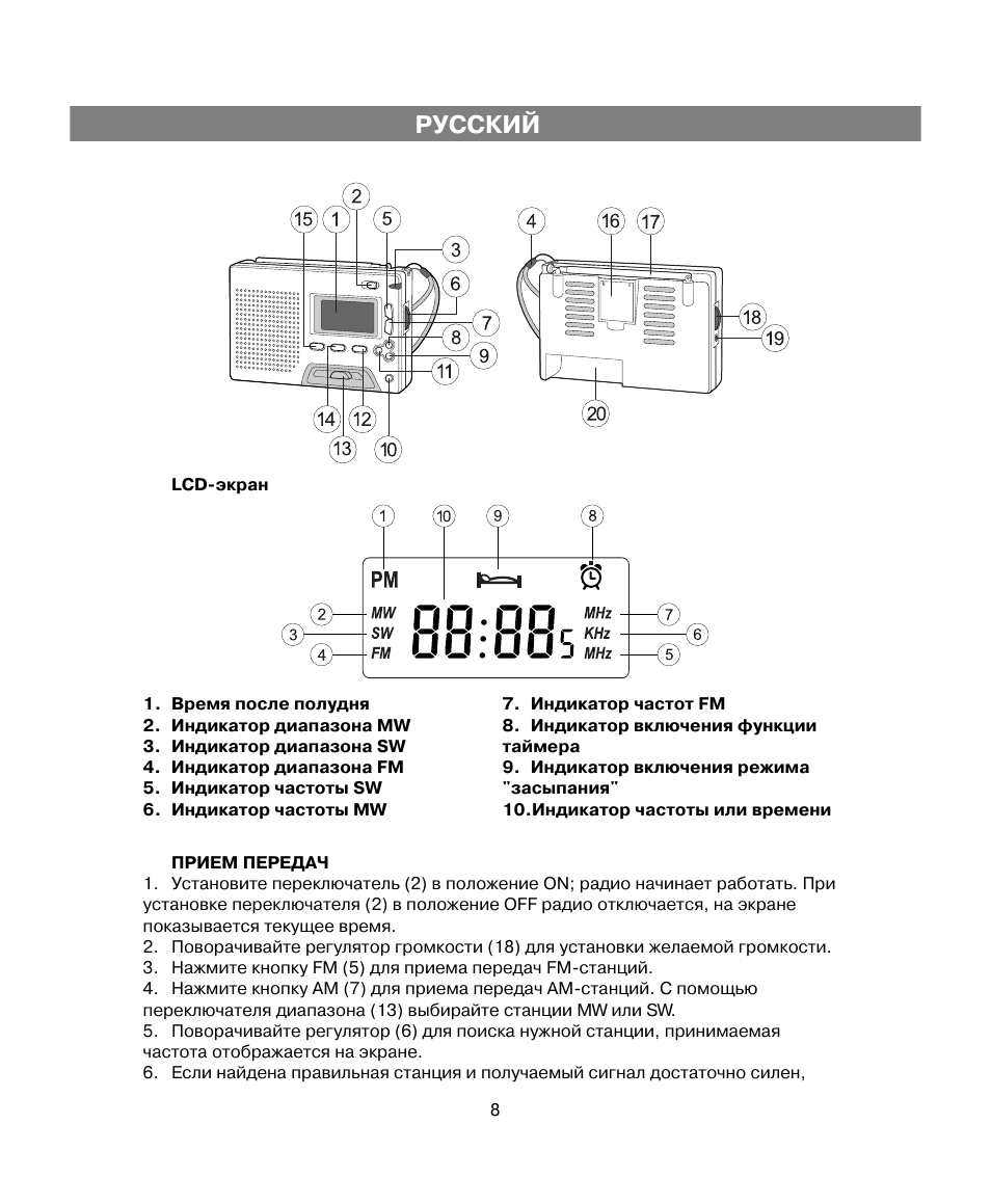 Vitek vt 3582 схема