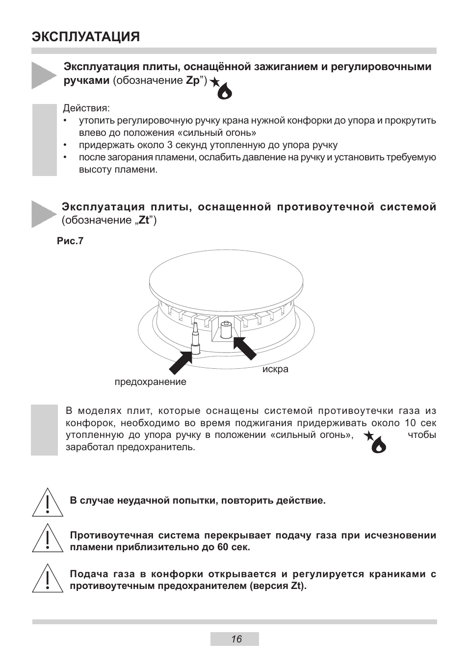 Варочная панель Hansa инструкция