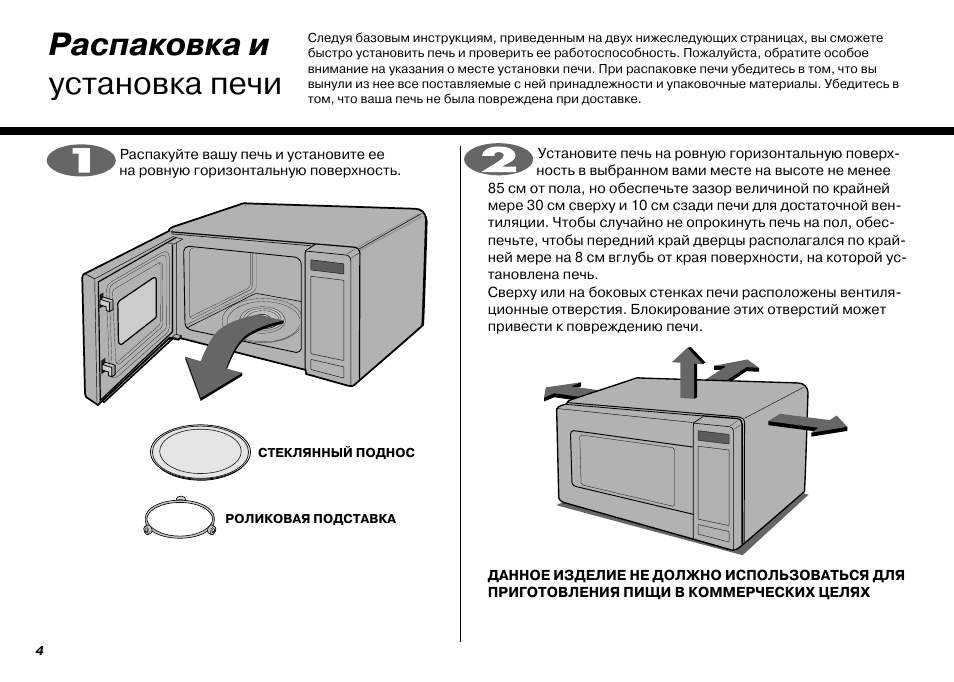 Инструкция по эксплуатации печи для пиццы