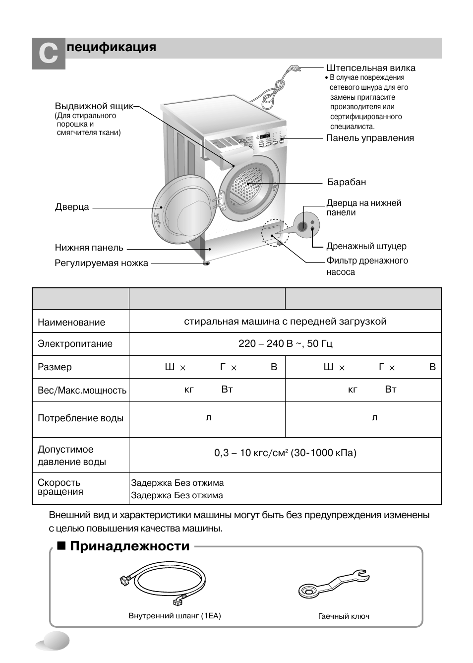 Схема стиральной машины lg wd 80160n