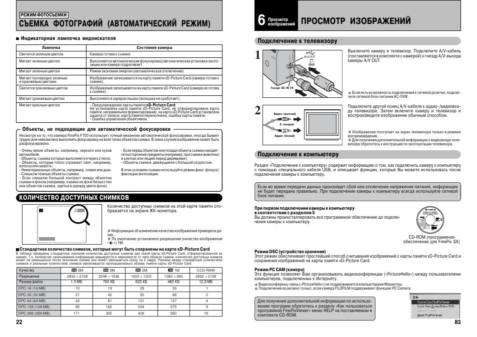 Автоматический режим. Инструкции для пользователей ПК. FINEPIX f700 характеристики. Полностью автоматический режим.