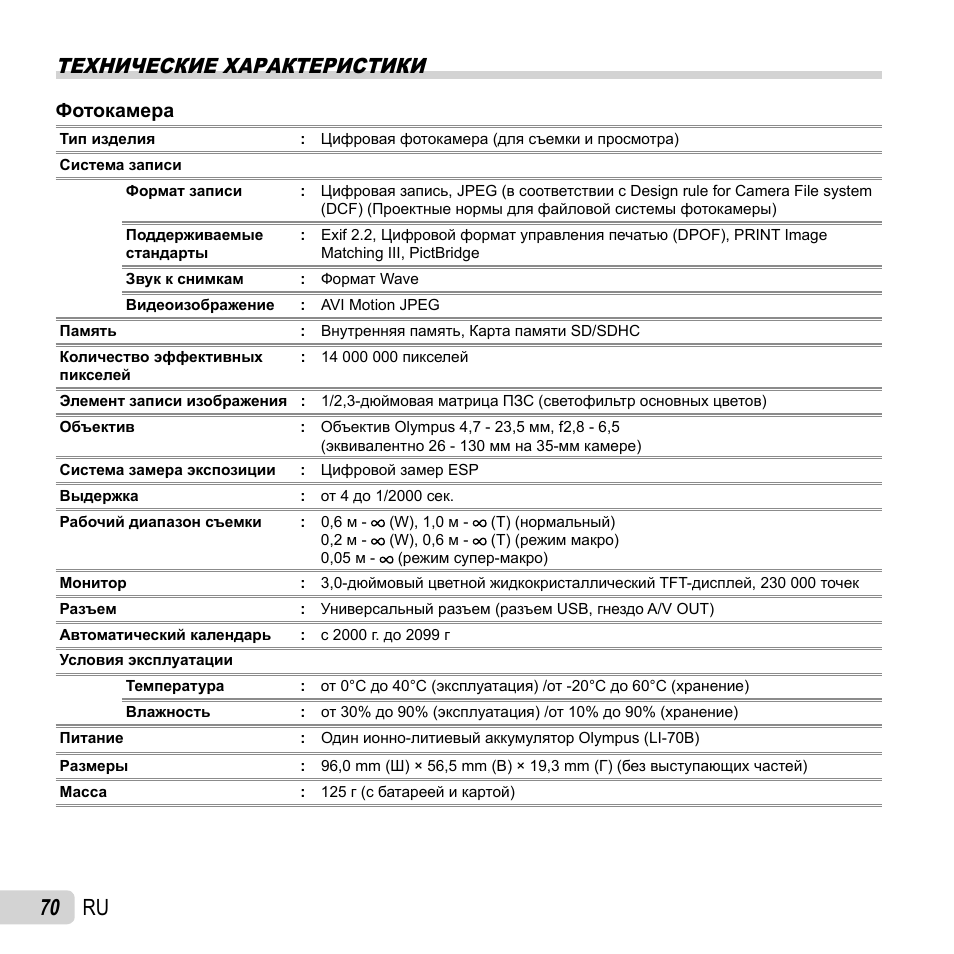 Инструкция 160. Технические характеристики фотоаппарата. Основные технические характеристики цифрового фото. Основные технических характеристики фотокамер. Цифровые фотоаппараты основные технические характеристики.