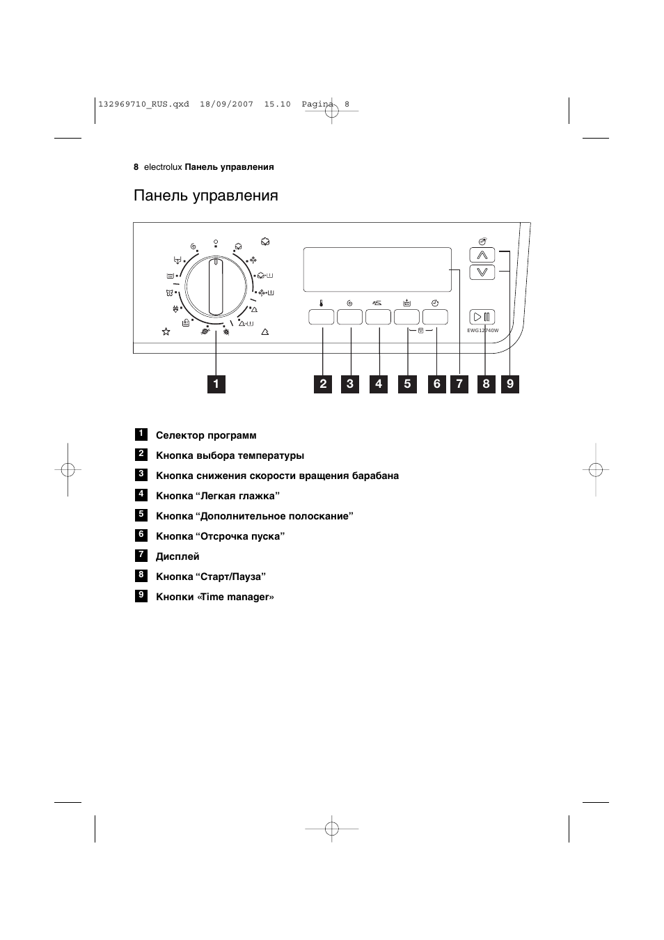 стиральная машина электролюкс steam system инструкция фото 106