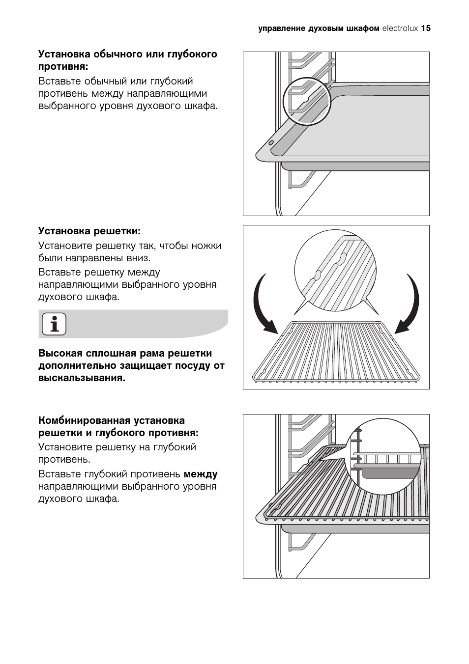 Схема electrolux духовой шкаф