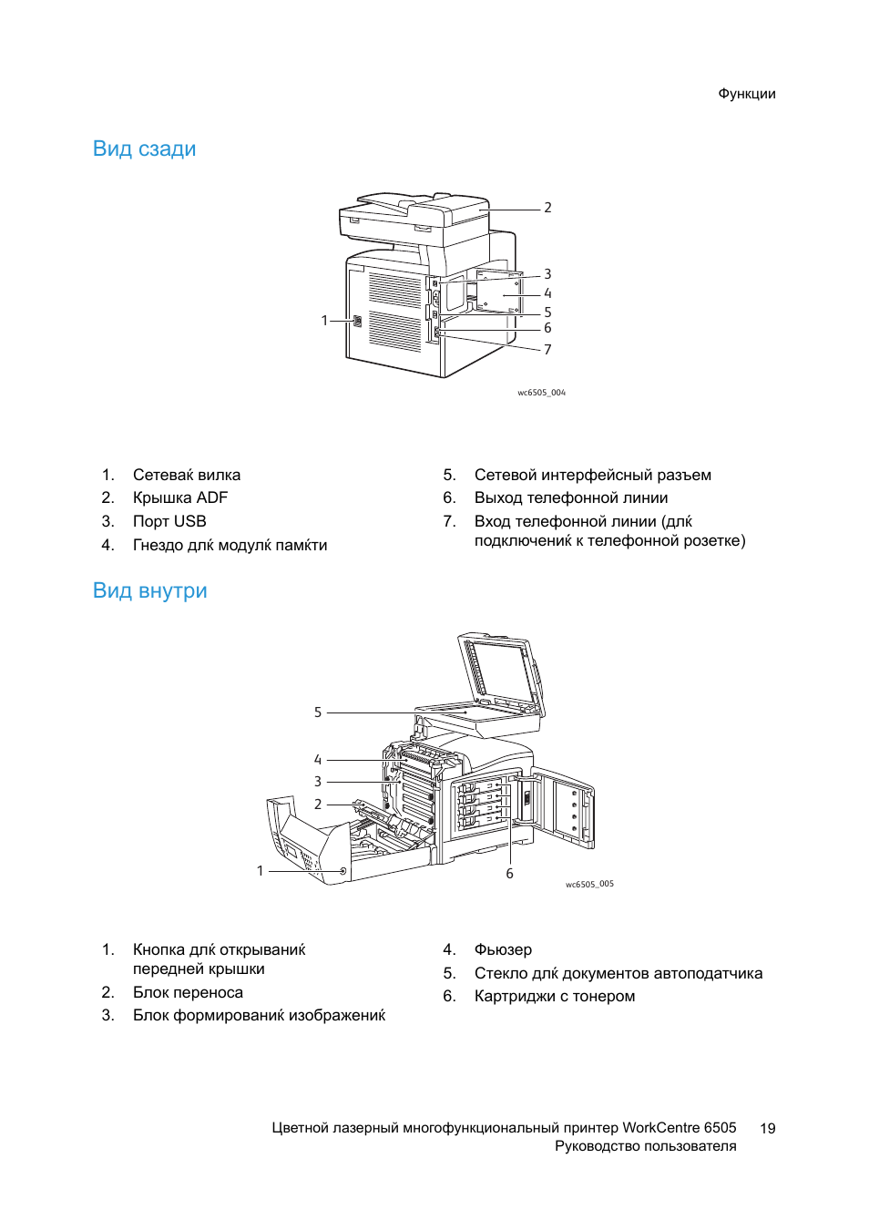 Xerox 6505 замена блока формирования изображения