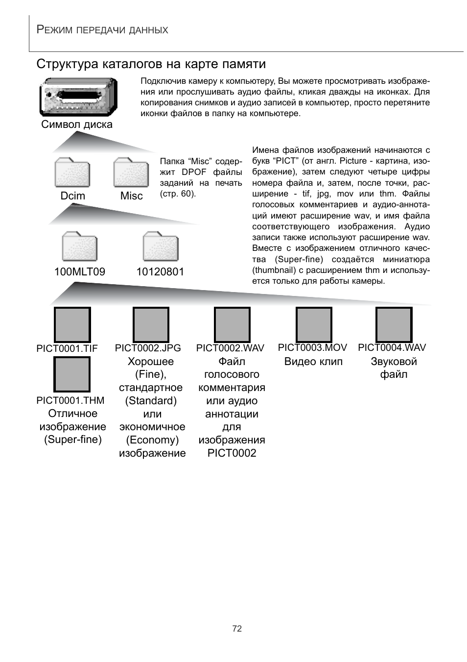 Структура каталога. Структура каталогов Windows. THM Формат.