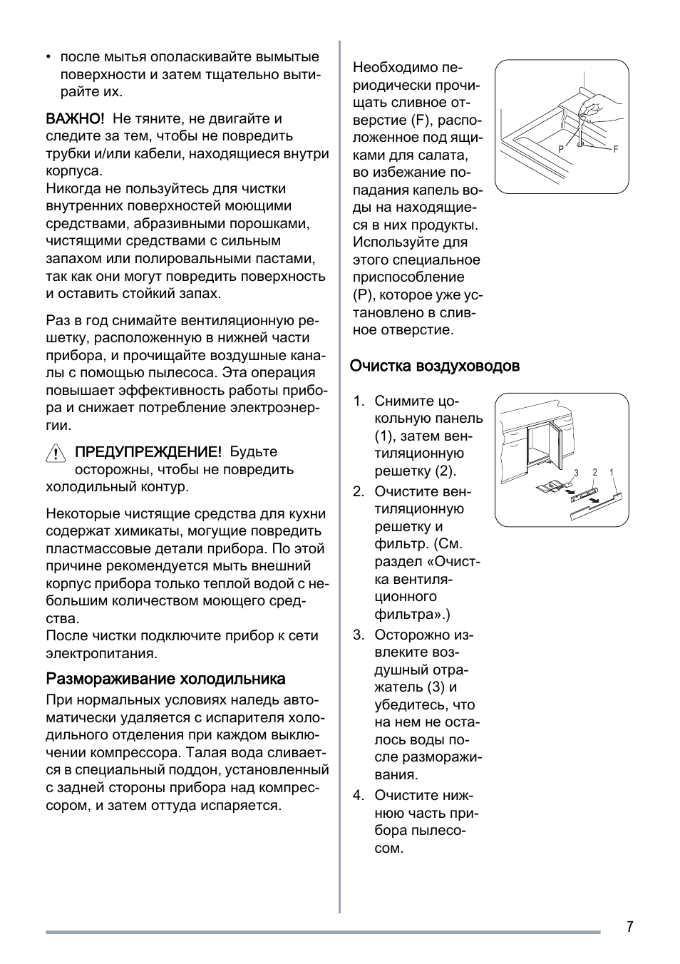 Zanussi zus 6140 a габариты