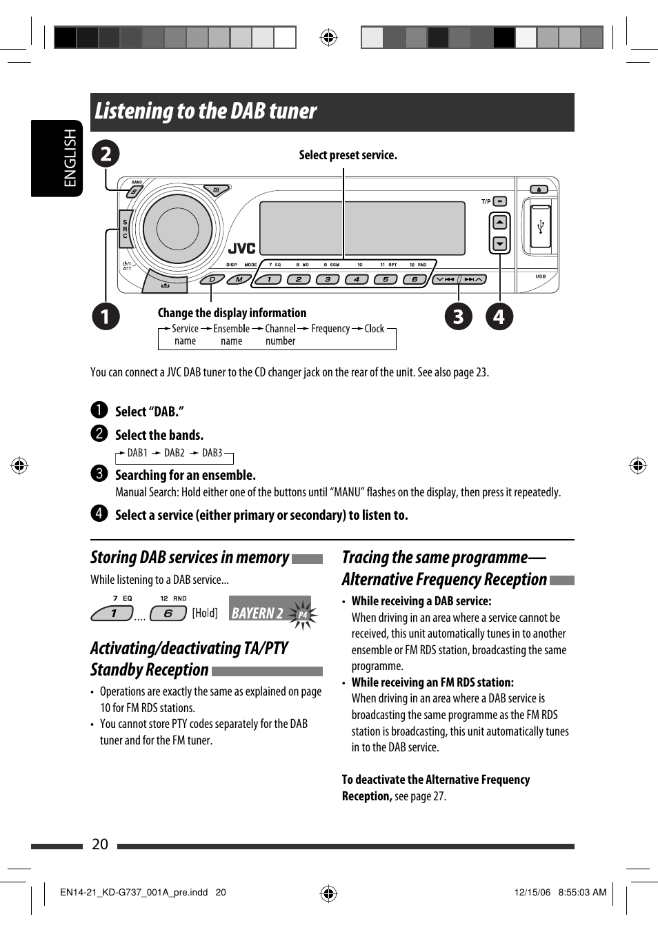 Автомагнитола jvc kd g647 инструкция