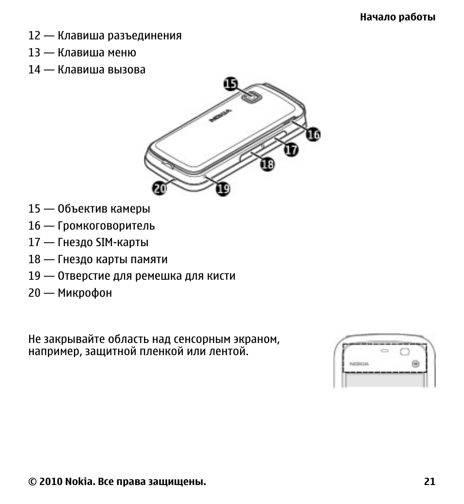 Nokia 5228 схема