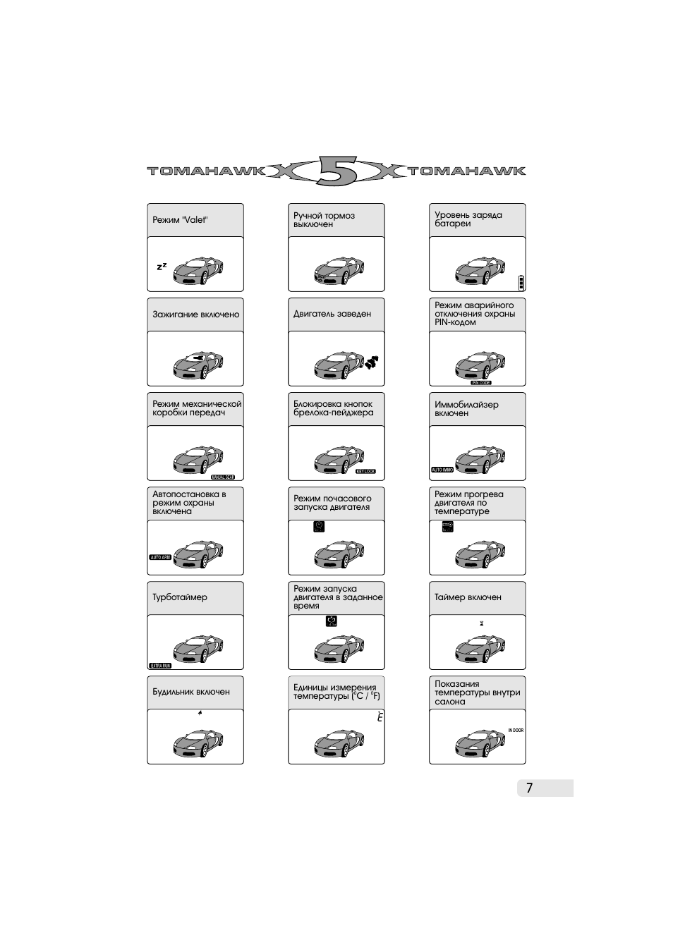 Томагавк x5 схема подключения