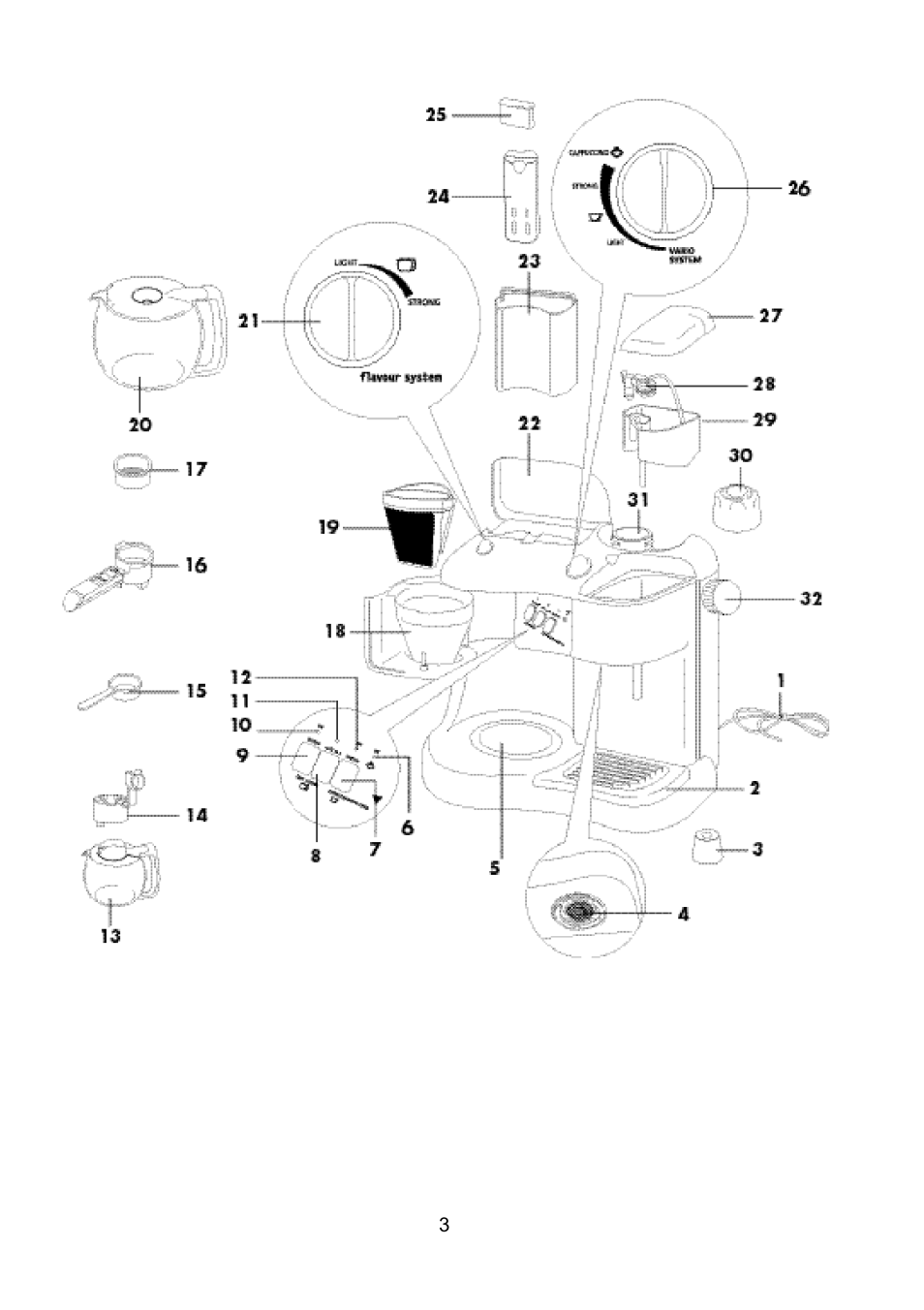 Кофемашина delonghi схема