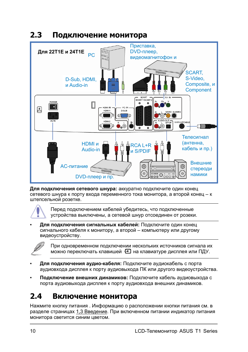 Инструкция монитора