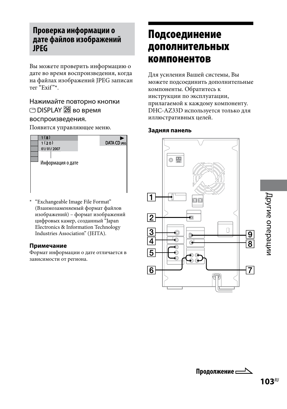 Sony dhc az33d схема