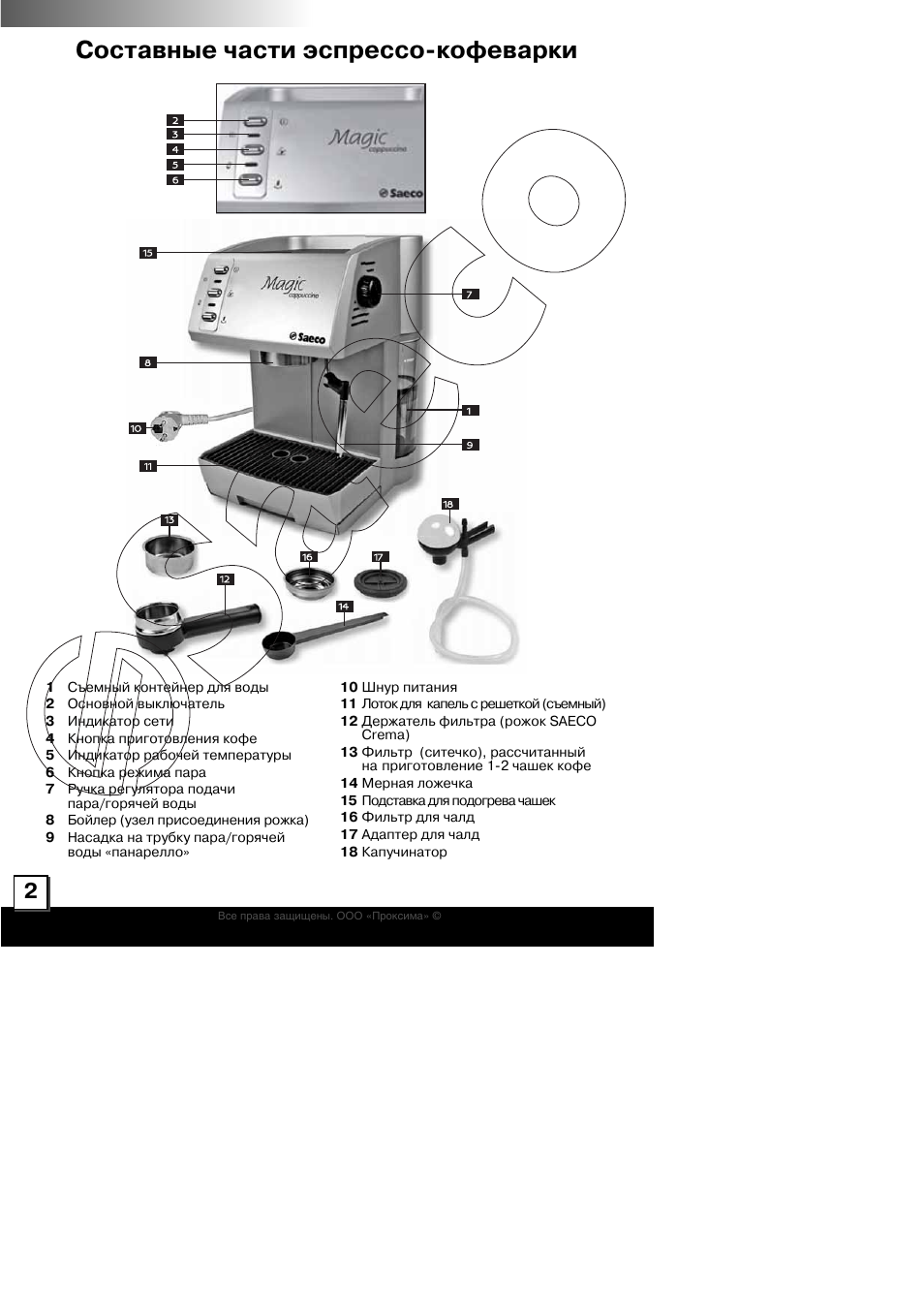 Saeco rapid steam инструкция фото 117