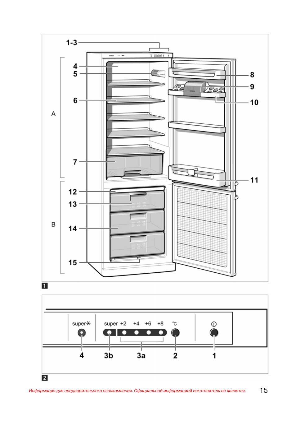 Схема холодильника bosch kgs36z25