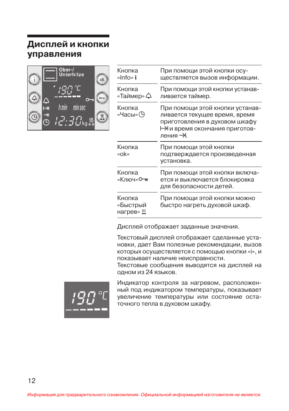 Bosch расшифровка маркировки духовых шкафов