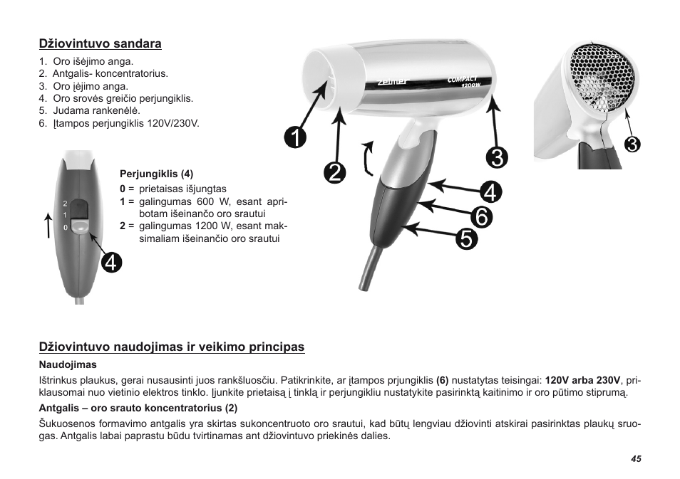 Регулировка фена. Фен Zelmer 33z013 Compact. Инструкция к фену. Фён определение. Фен sears инструкция.