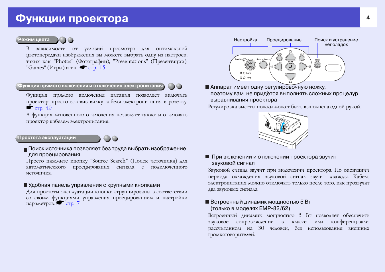 Как перевернуть изображение на проекторе epson с пульта