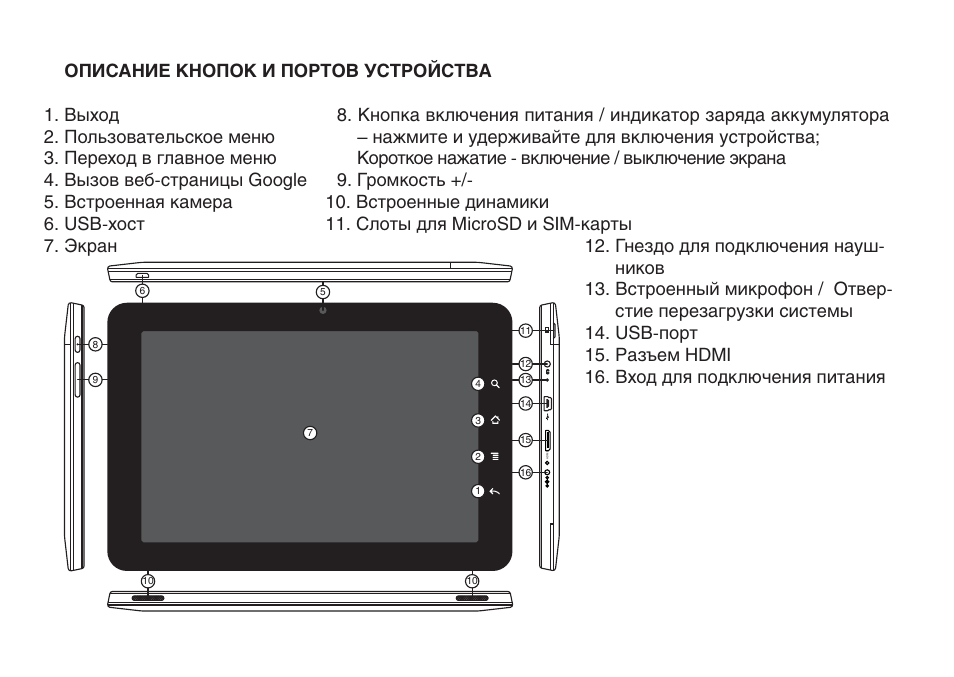 Digma схема планшета