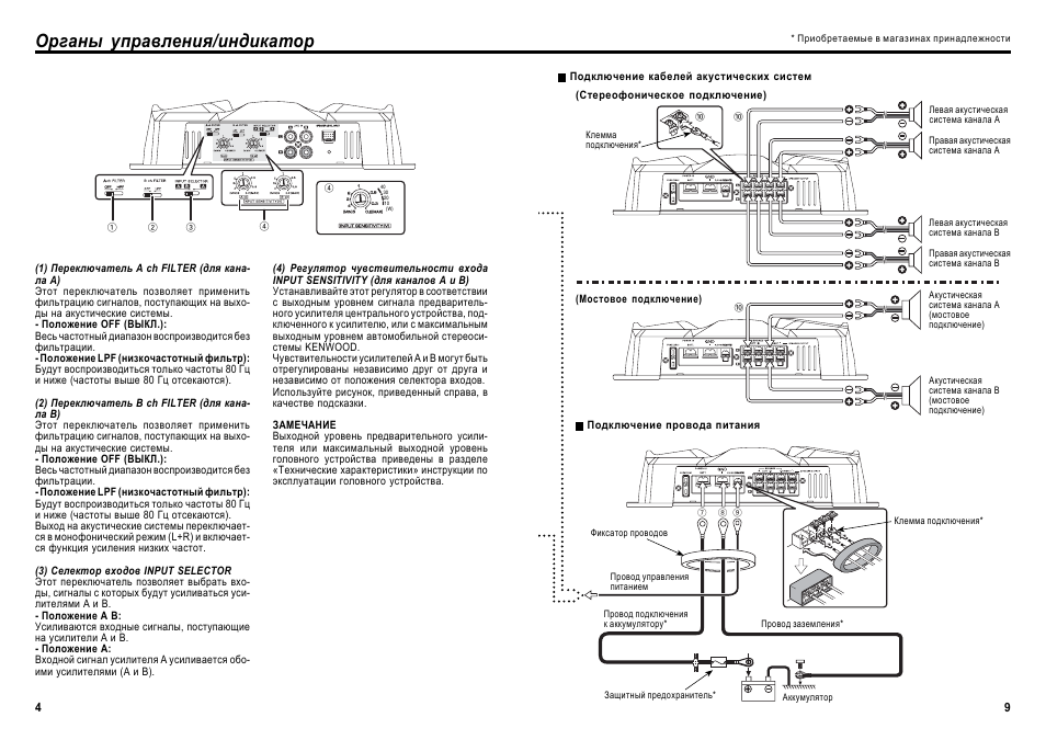 Kenwood kac 848 схема