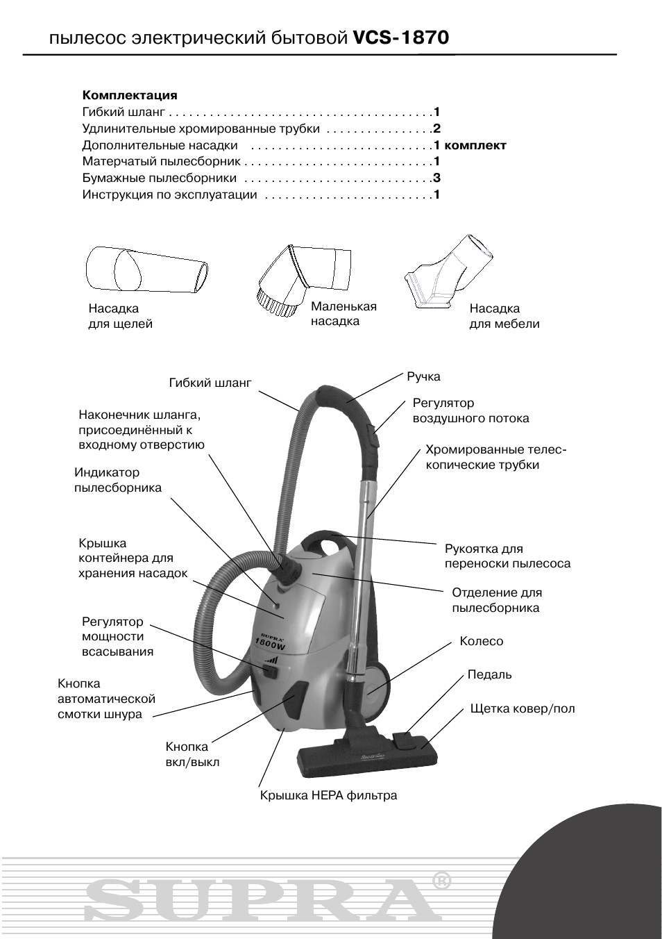 Как собрать пылесос. Пылесос vcs 1530 электрическая схема. Насадки пылесос бытовой Supra vcs-1530. Пылесос Supra 1600w инструкция. Пылесос Supra vcs-1870.
