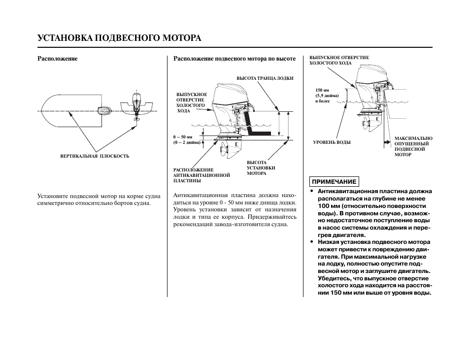 Схема смазки лодочного мотора