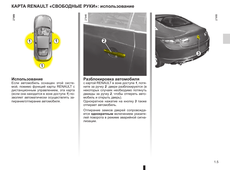 Ключ карта свободные руки