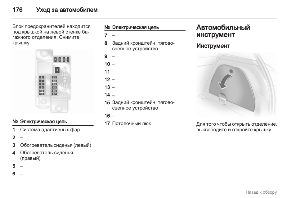 Инструменты инструкция