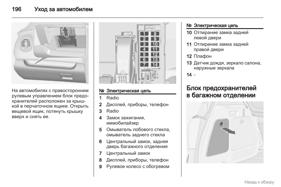 Магнитола опель мерива а руководство