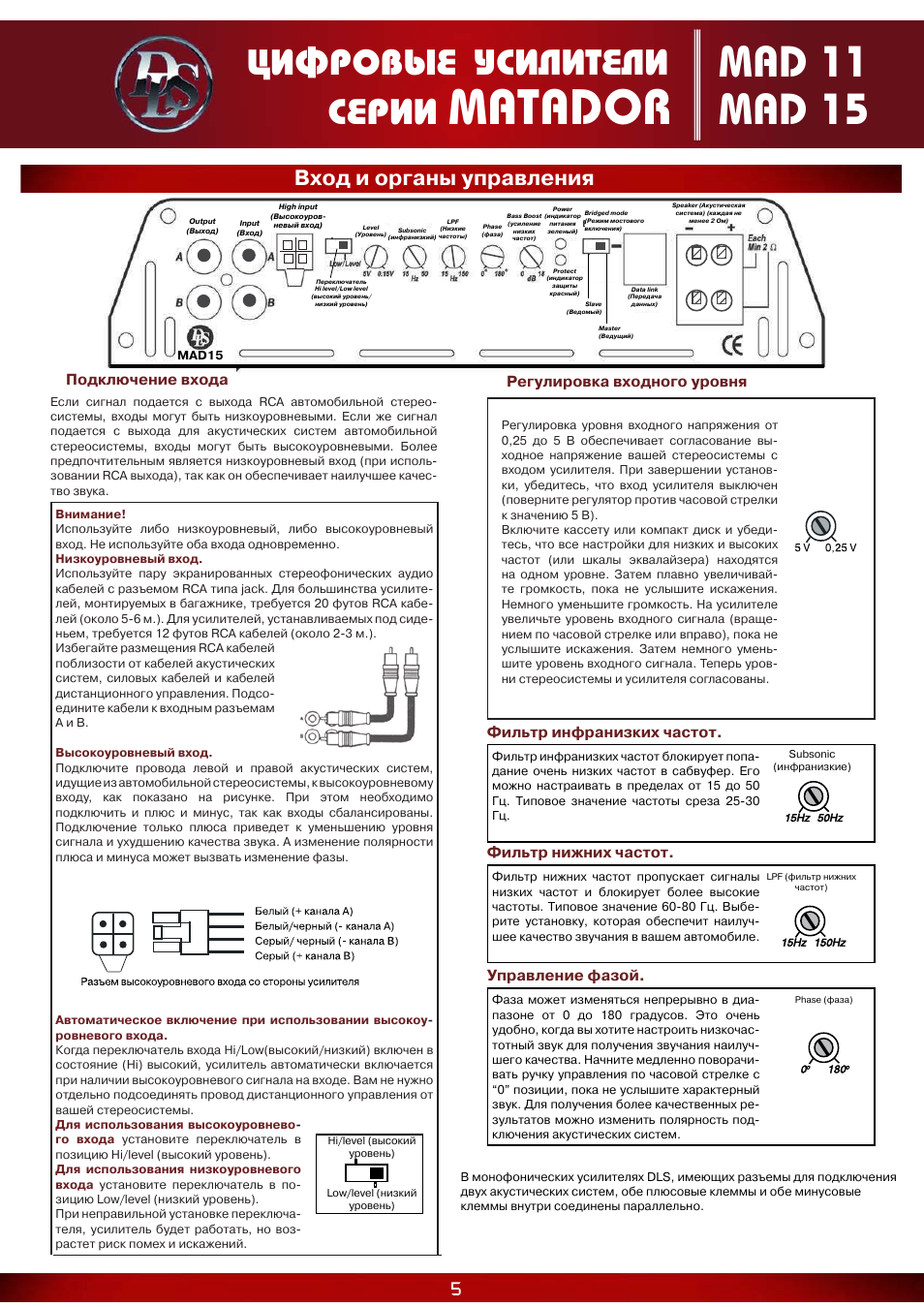 Dls mad 11 схема