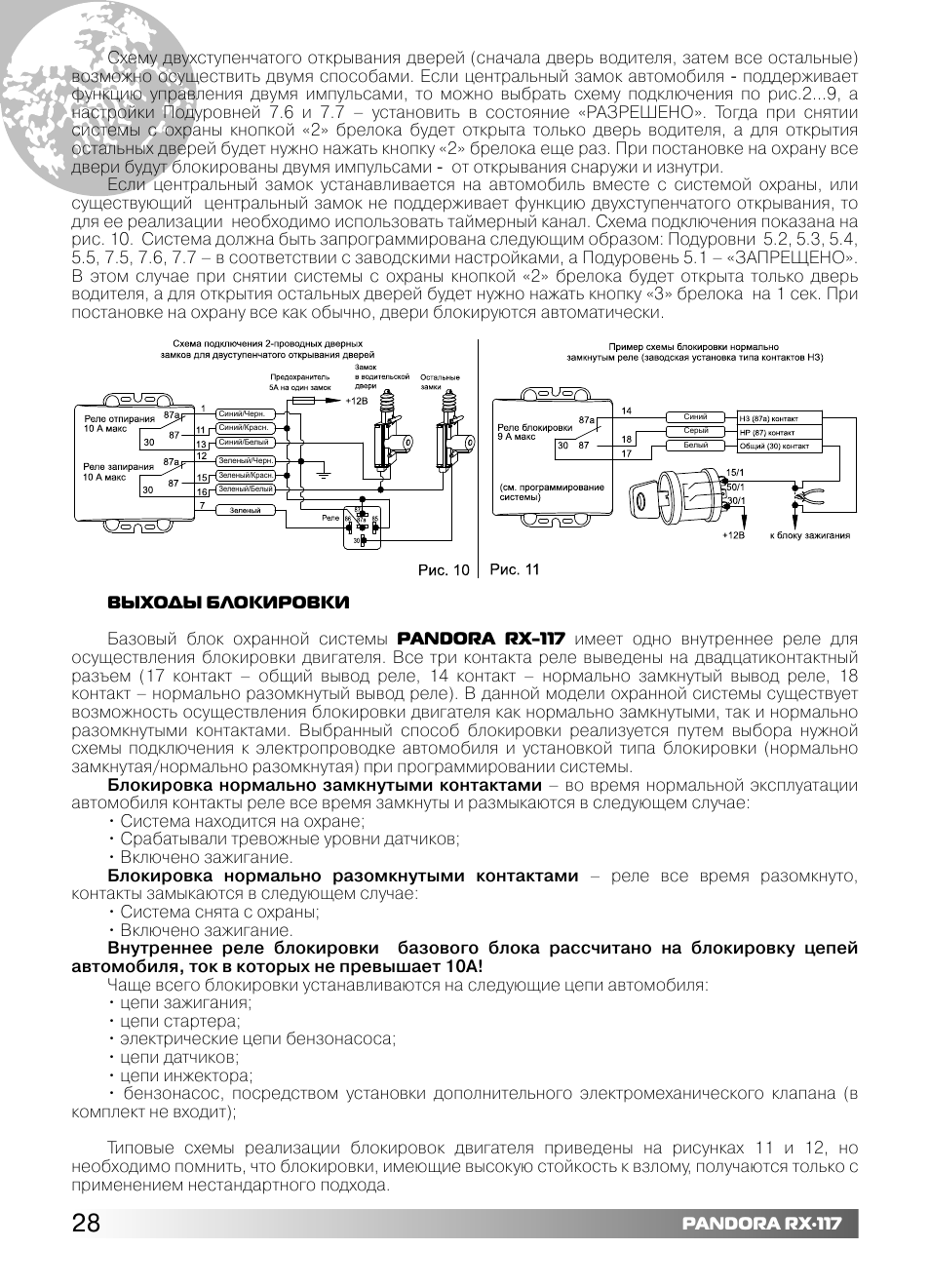 Пандора с 117 инструкция