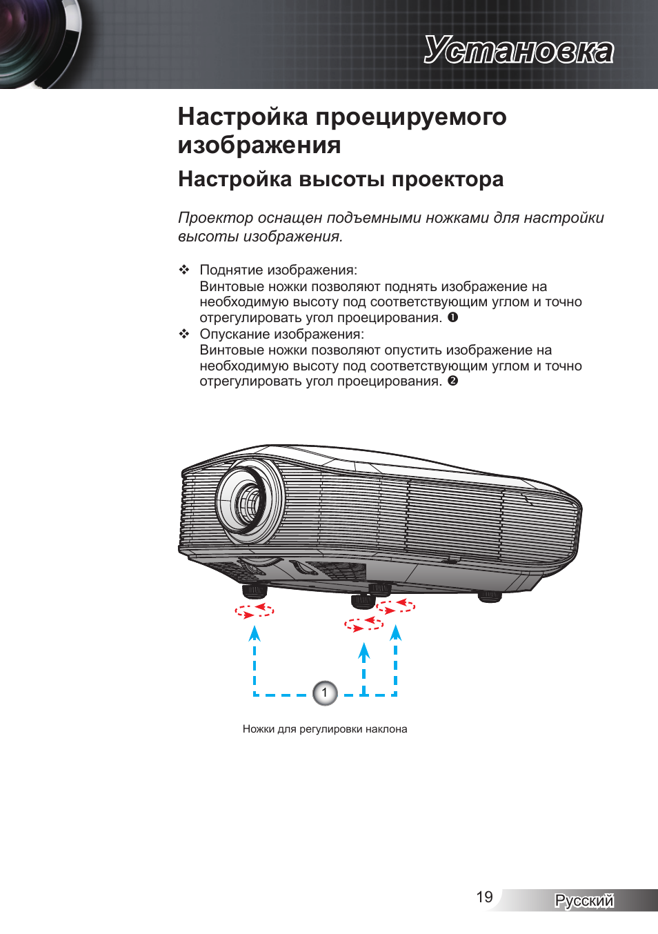 Как настроить проектор. Взадко с6 проектор настройка.