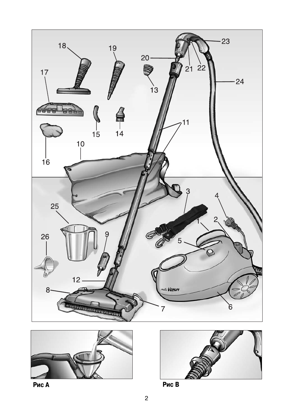 Ariete vapori jet maxi steam инструкция фото 9