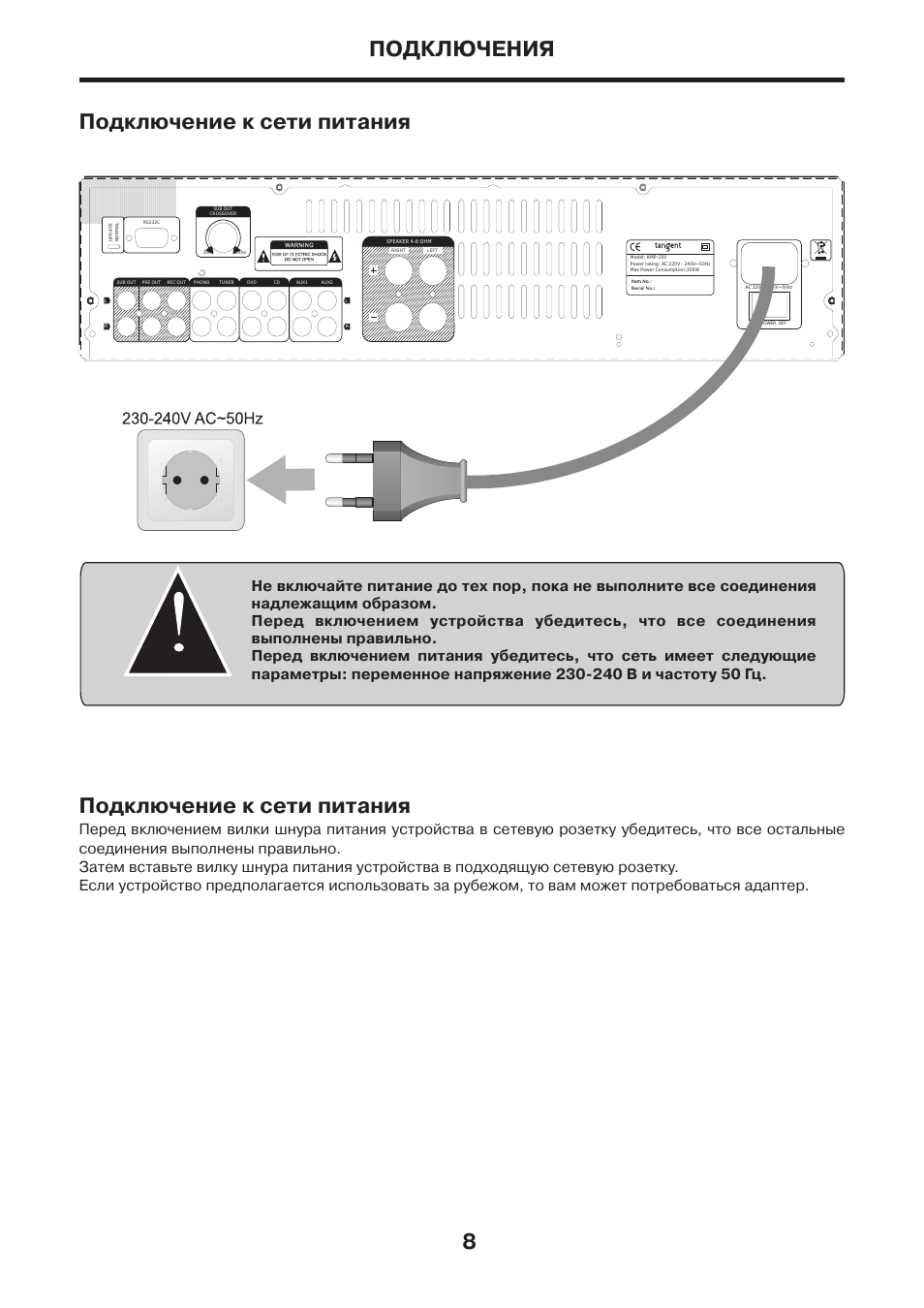 Инструкция питания. Muza gp300 инструкция питание.