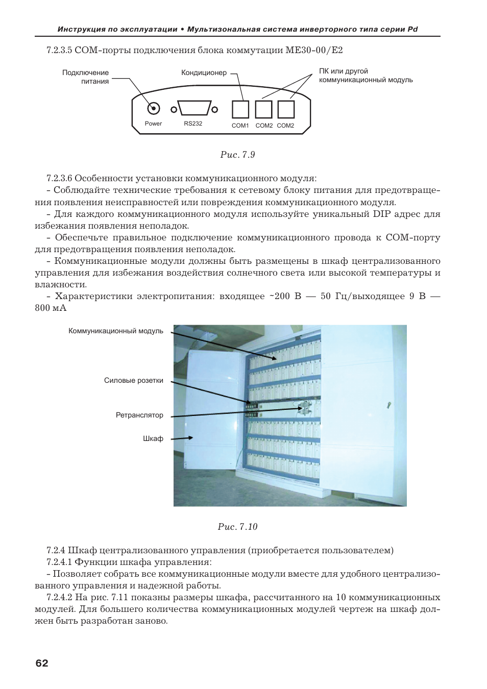 Инструкция по эксплуатации шкафа