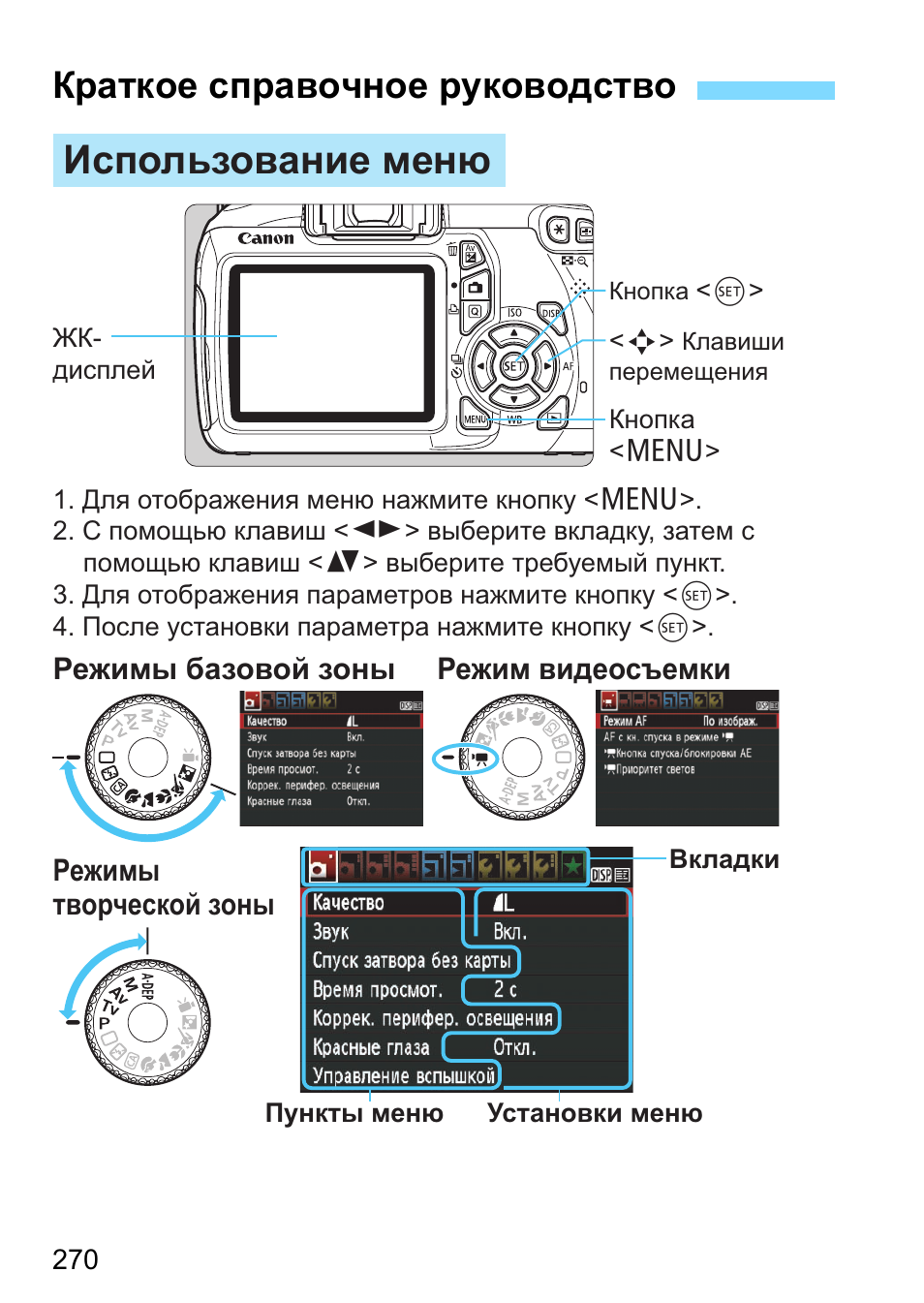 Фотоаппарат canon 1100d инструкция как настроить для качественных фото пошаговая