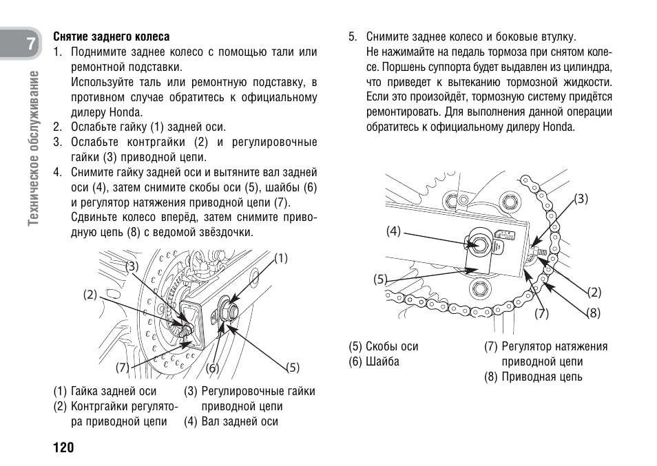 Мотоцикл минск схема заднего колеса