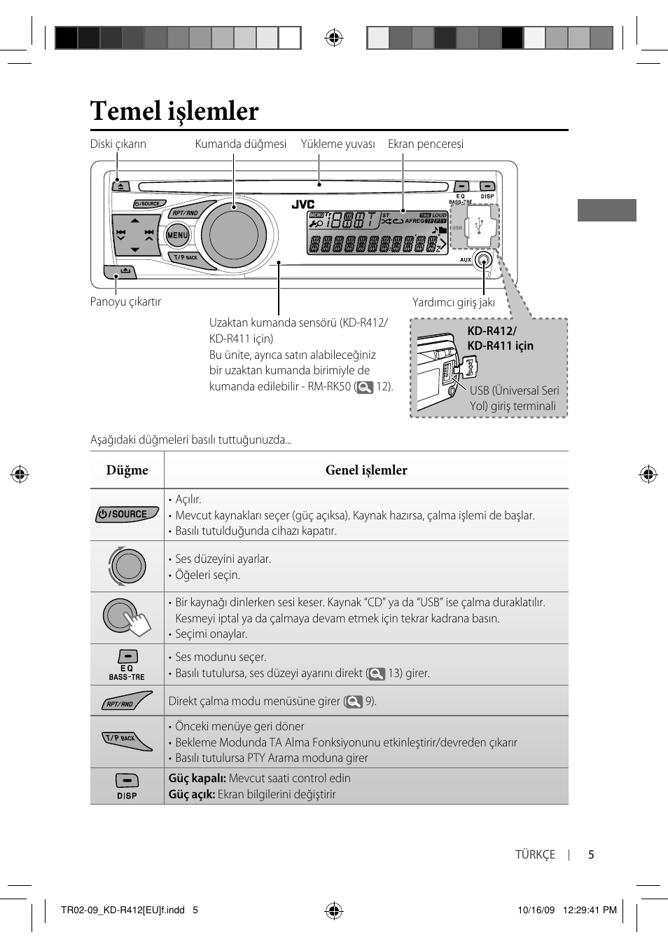 Магнитола jvc kd r412 инструкция