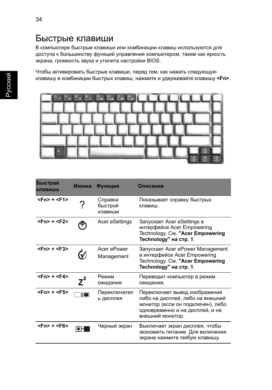 Клавиатура ноутбука asus назначение клавиш описание фото