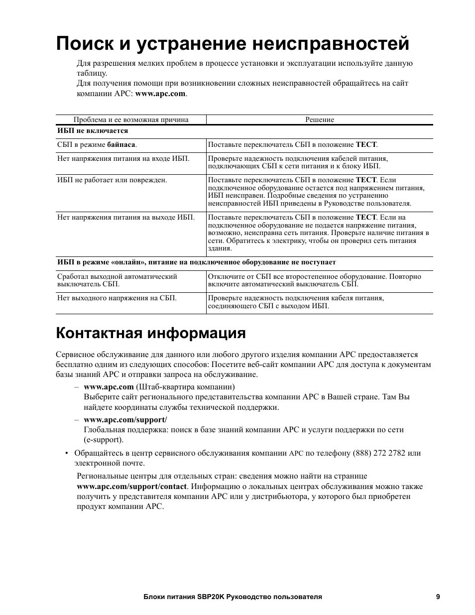 Положение тест. Неисправности ИБП И их устранение. Дефекты для ИБП. Причины неисправности ИБП. Www APC com ru инструкция по эксплуатации.