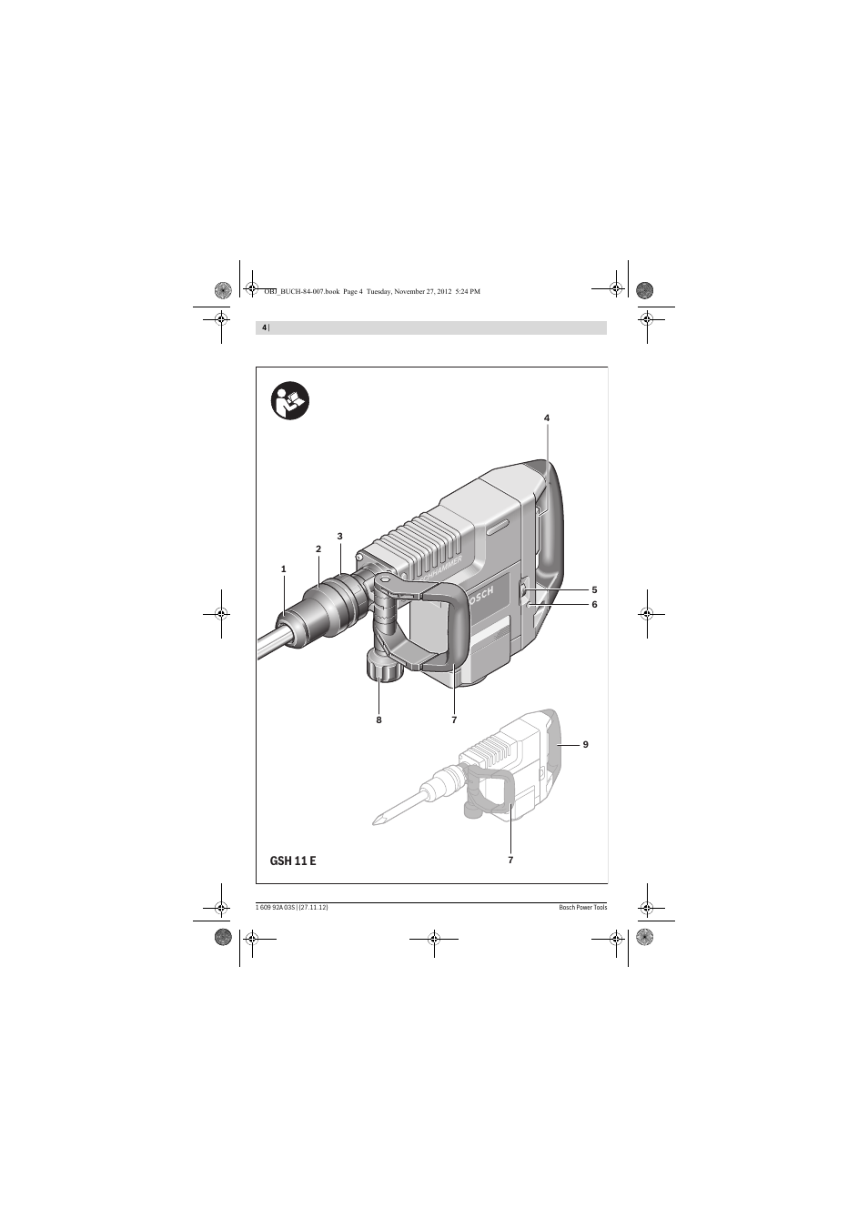 Схема bosch gsh11e