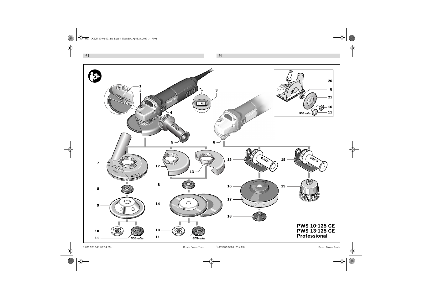 Gws 750 125 bosch схема