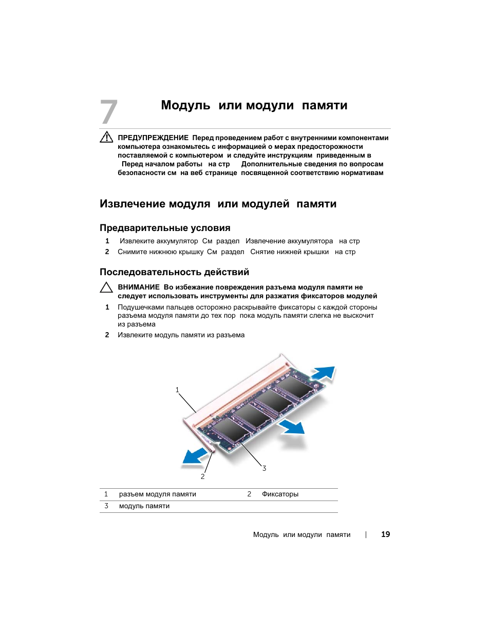 Модуль инструкция