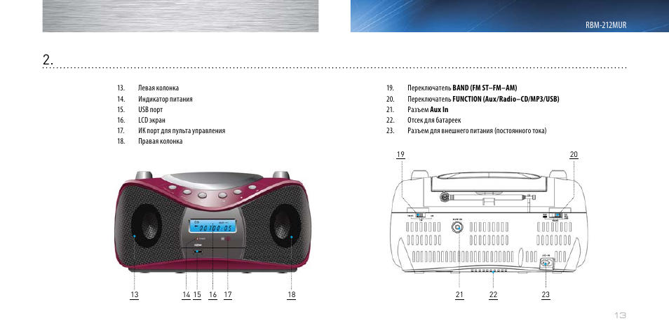 Rolsen rbm 210 схема