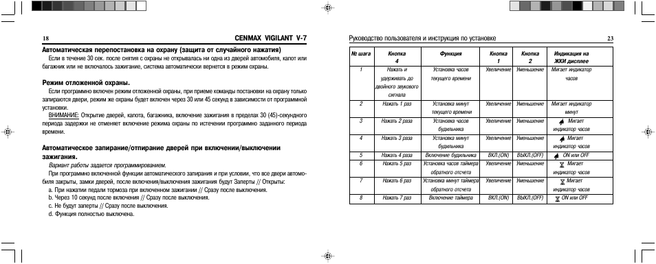 Сигнализация cenmax st11 d инструкция